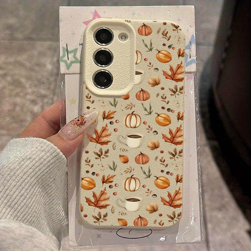 Samsung Galaxy A55 - Funda con ilustración de café y
