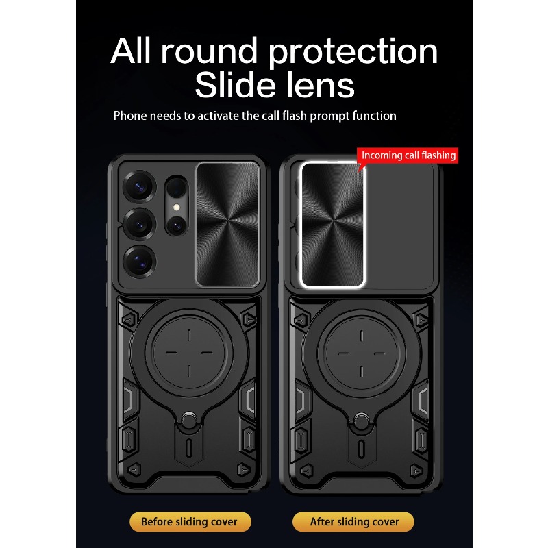 Samsung Galaxy A55 - Funda rígida protectora anticaídas resistente para