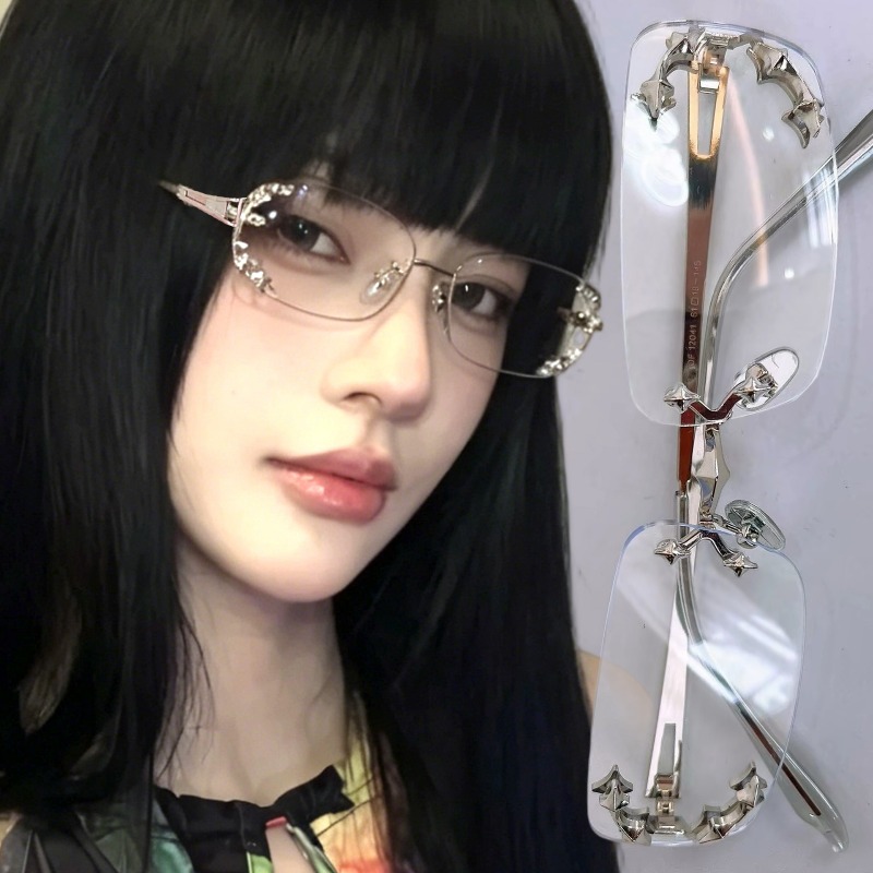 Anti Blue Light Film - Gafas de Sol Vintage sin Montura,