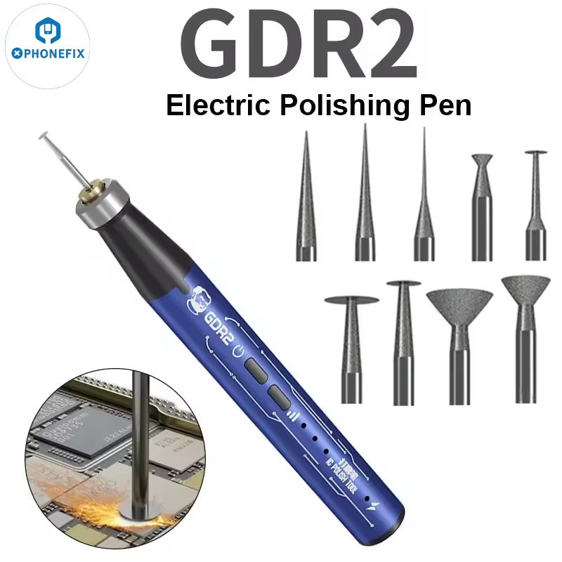 Screen Protector Cutter - Bolígrafo de pulido eléctrico GDR2 mecánico,