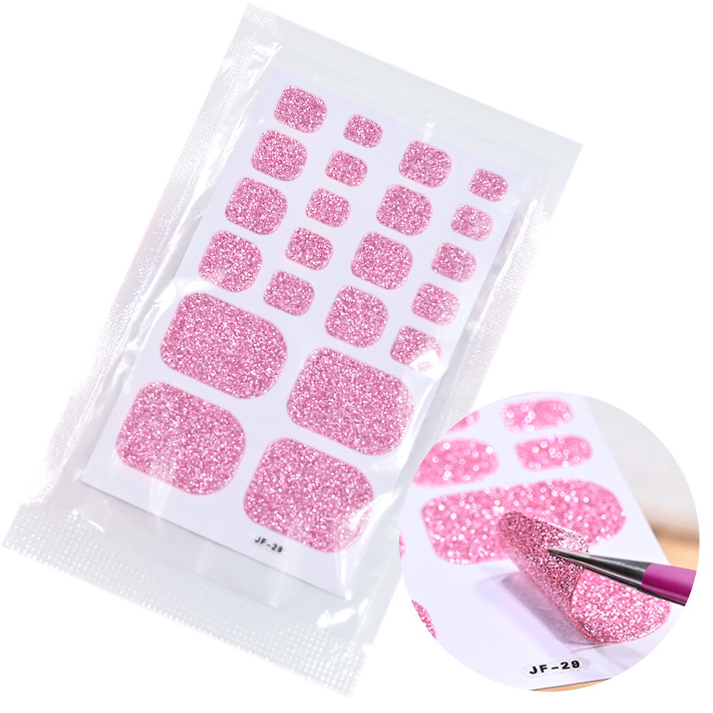 Full Cover Adhesive - 22 puntas de pegatinas para uñas