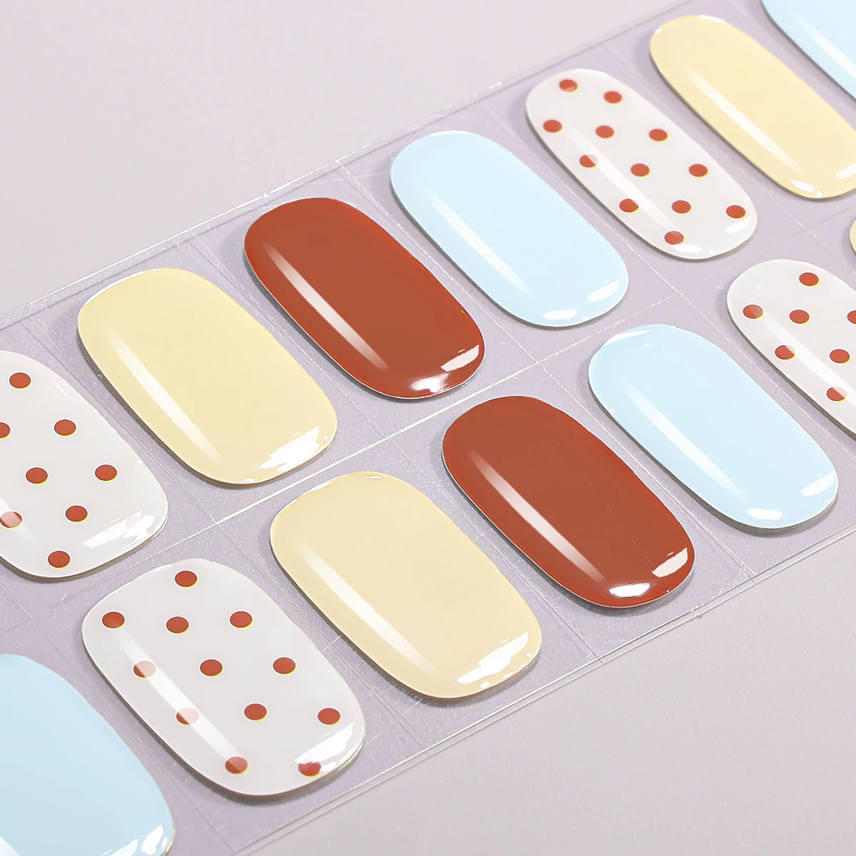 16 puntas de tiras de Gel semi - Full Cover Adhesive reseña y precio