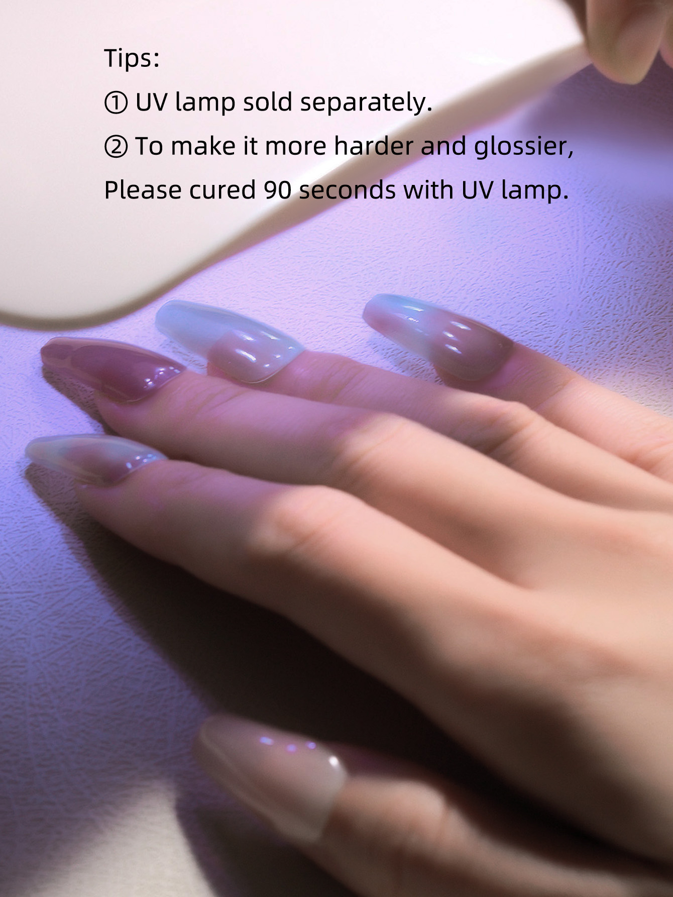 16 puntas de tiras de Gel semi - Full Cover Adhesive reseña y precio