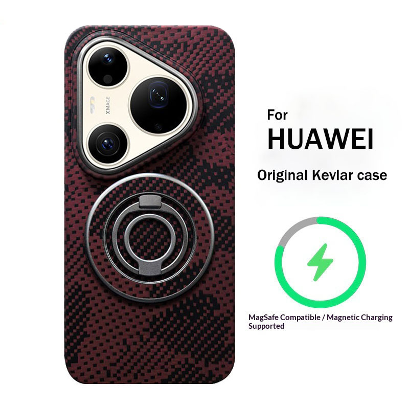 Funda de teléfono de fibra de  - Huawei Pura 70 reseña y precio