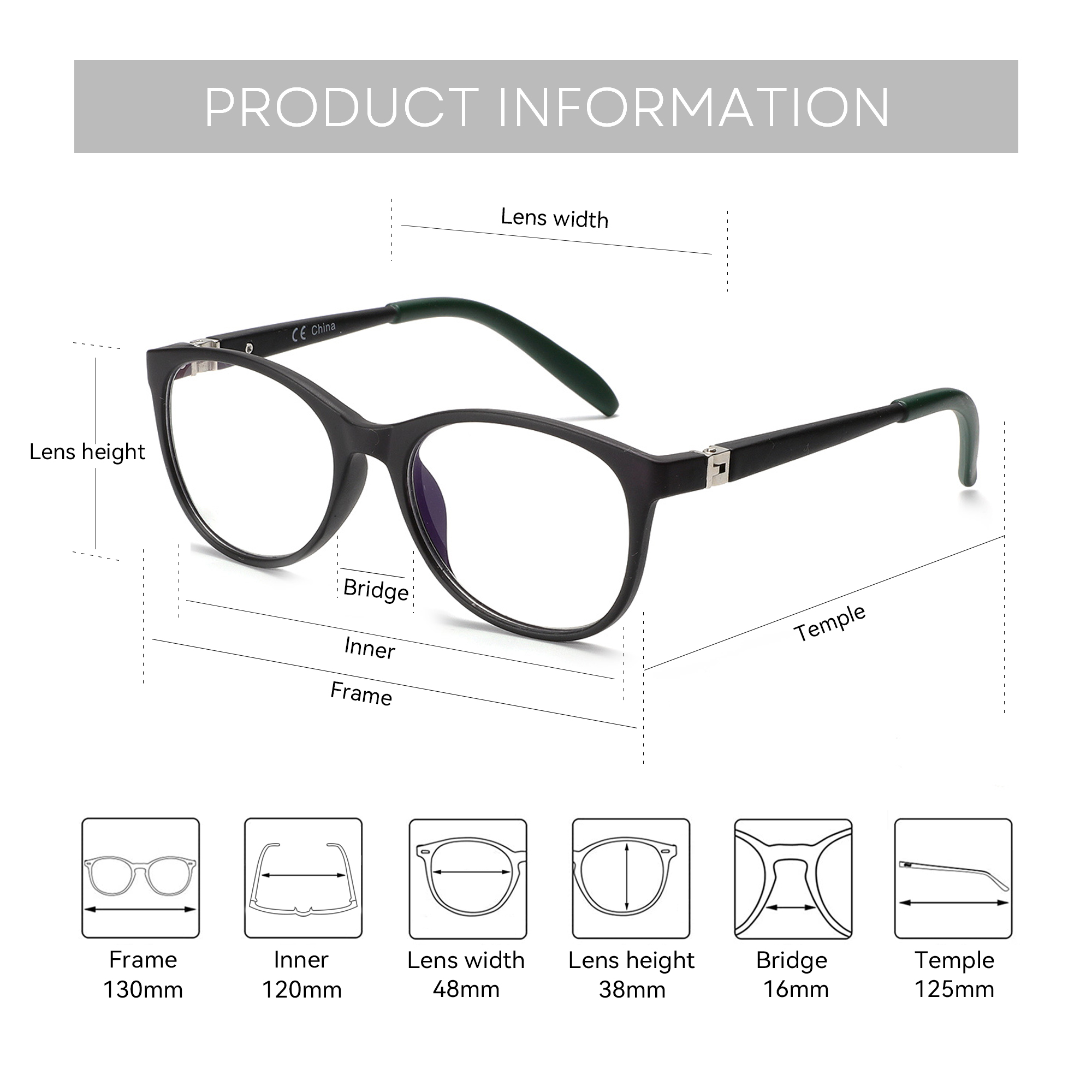 BLUEMOKY, gafas graduadas cuad - Anti Blue Light Film reseña y precio