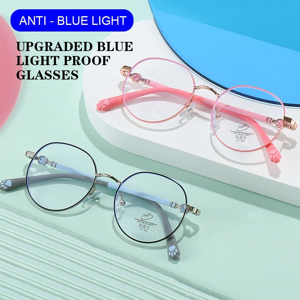 Gafas redondas antiluz azul pa - Anti Blue Light Film reseña y precio