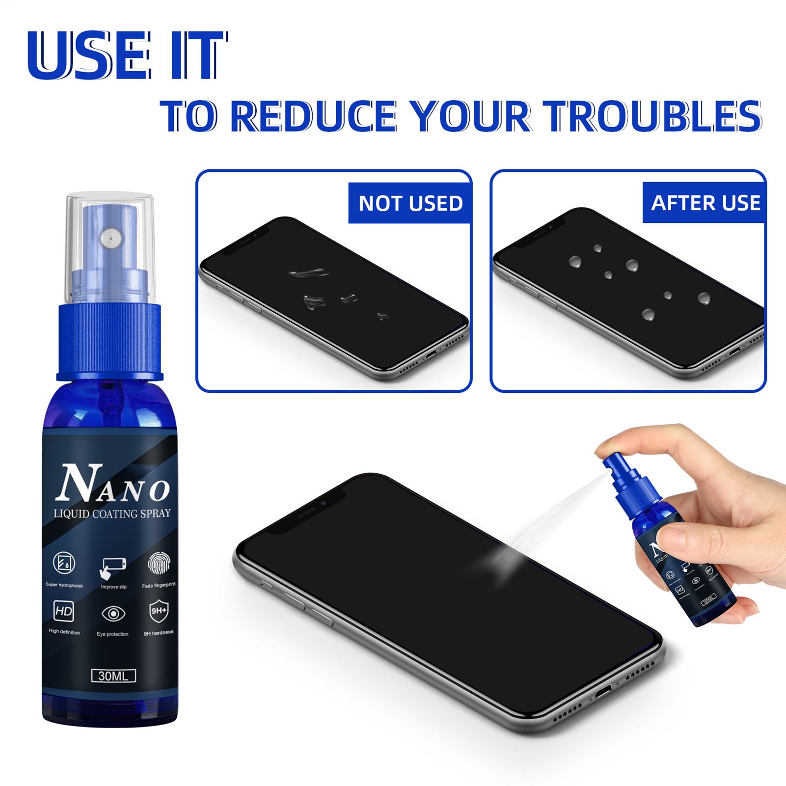Liquid Screen Protector Spray  - Oleophobic Coating Spray reseña y precio