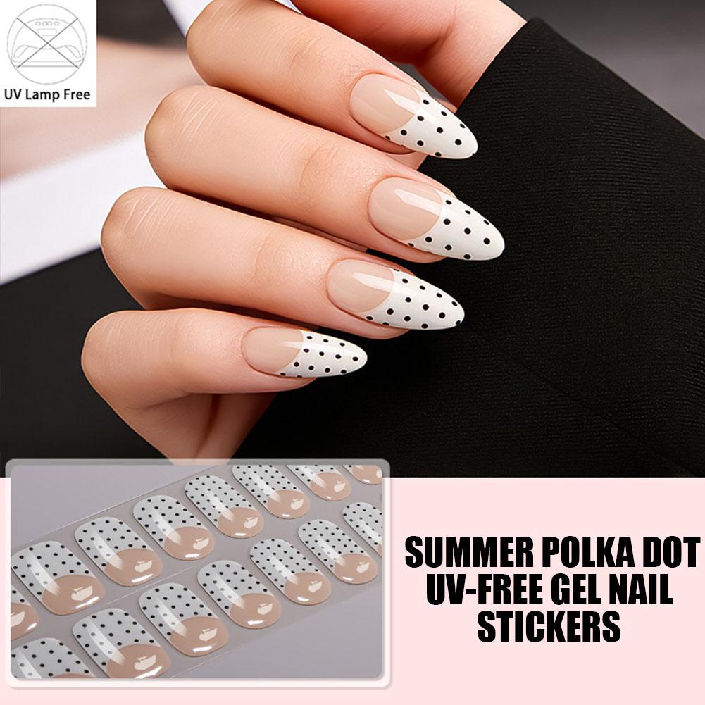 Tiras de Uñas de Gel con Diseñ - Full Cover Adhesive reseña y precio