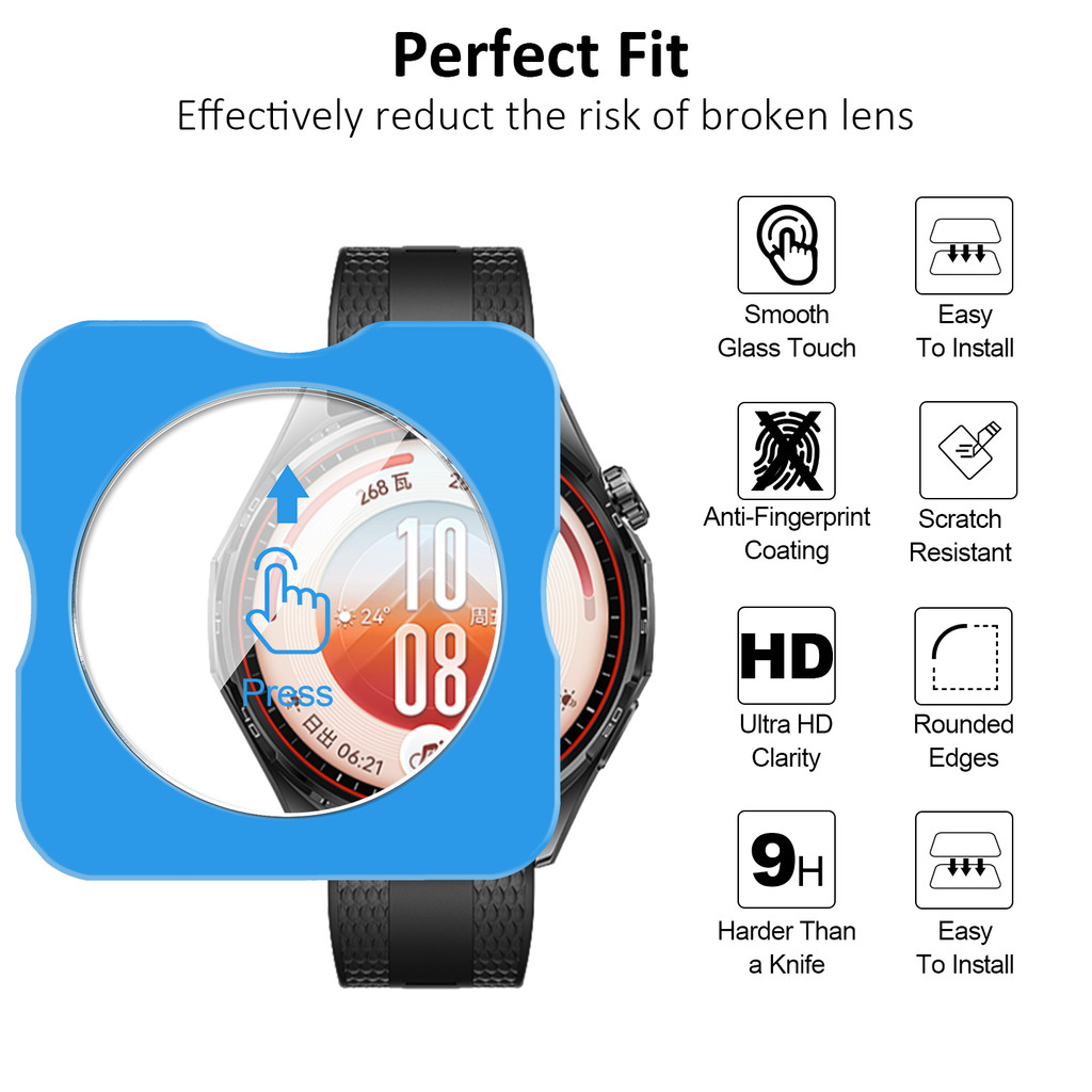 【Para Huawei Watch GT7 GT7 Pro - Glass Protector Auto reseña y precio
